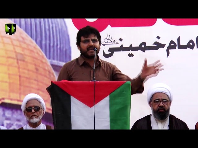 [Markazi Youm AL-QUDS Rally 2019]  Speech: Br. Nasir Sherazi | Karachi - Urdu