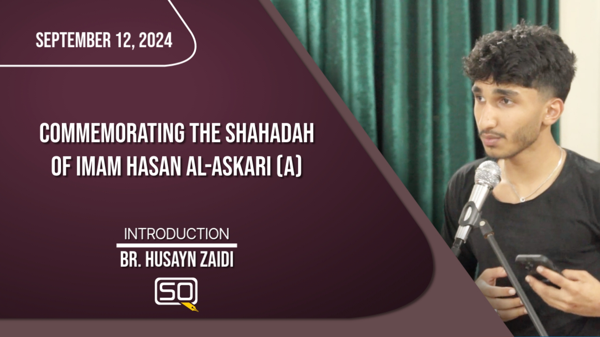 Introduction | Br. Husayn Zaidi