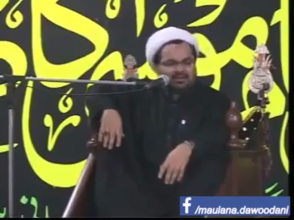 [Clip] Shahadat Imam Musa Kazim a.s - Maulana Raza Dawoodani - Urdu