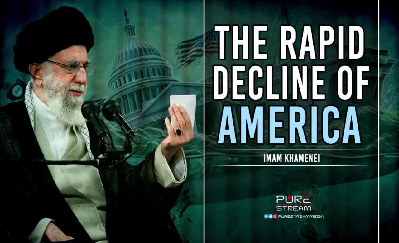 The Rapid Decline of America | Imam Khamenei | Farsi Sub English