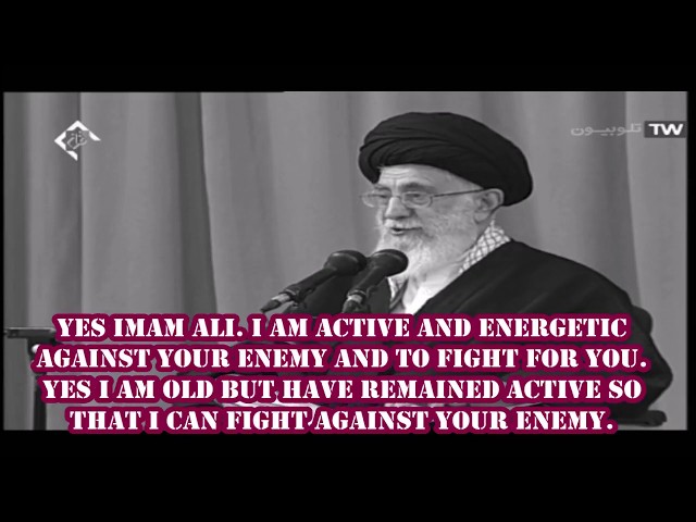 IMAM ALI OLD COMPANION-Imam Khamenei  narrating hadith - Farsi sub English