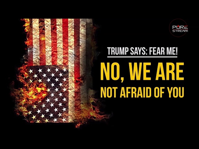 Trump says: Fear Me! | No, we are NOT afraid of you! | Farsi sub English