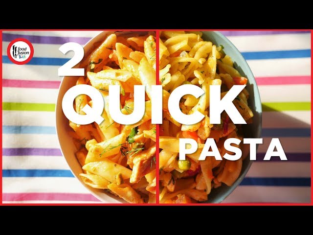 [Quick Recipes] 2 Quick Chicken Pastas for Kids - English and Urdu