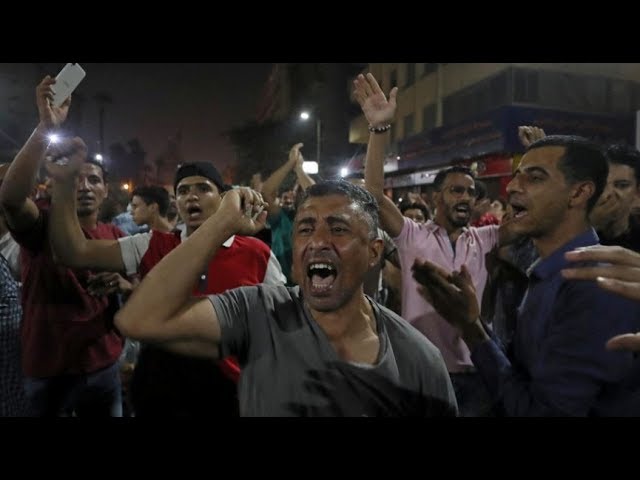 [22 September 2019] Egypt: Aanti-Sisi protest breaks out in downtown Cairo - English