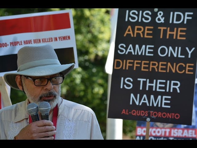 Br Ken Stone at Toronto Al-Quds Day Rally 2017