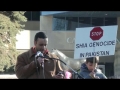 [Calgary – Protest Shia Genocide] Speech By Br. Hussain Zaidi - English