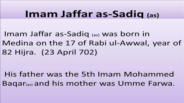 Imam Jaffar Al Sadiq (as) the great scientist - English