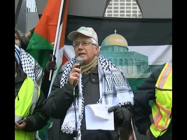 George Bartlett United Church Speaking at Toronto Hands Off Jerusalem Al-Quds Rally Dec.09 2017 - English