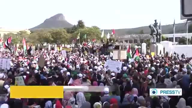 [16 July 2014] Anti-israeli protest held in South Africa - English