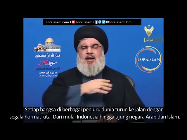 [Clip] Takdir Allah Palestina akan Merdeka (bag.3) | Sayyid Hasan Nasrallah - Arabic sub Malay