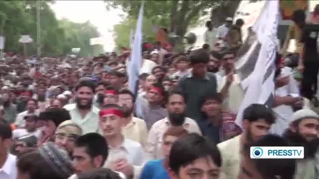 [03 Aug 2014] Thousands attend anti-Israel demo in Lahore - English