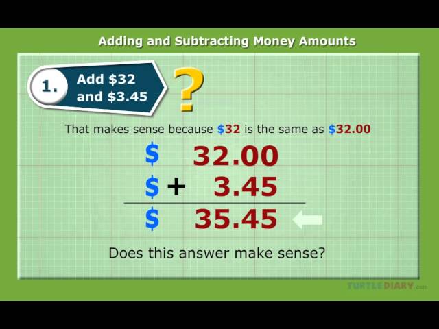 How to Add and Subtract Money | Quick & Easy Math for Kids | English