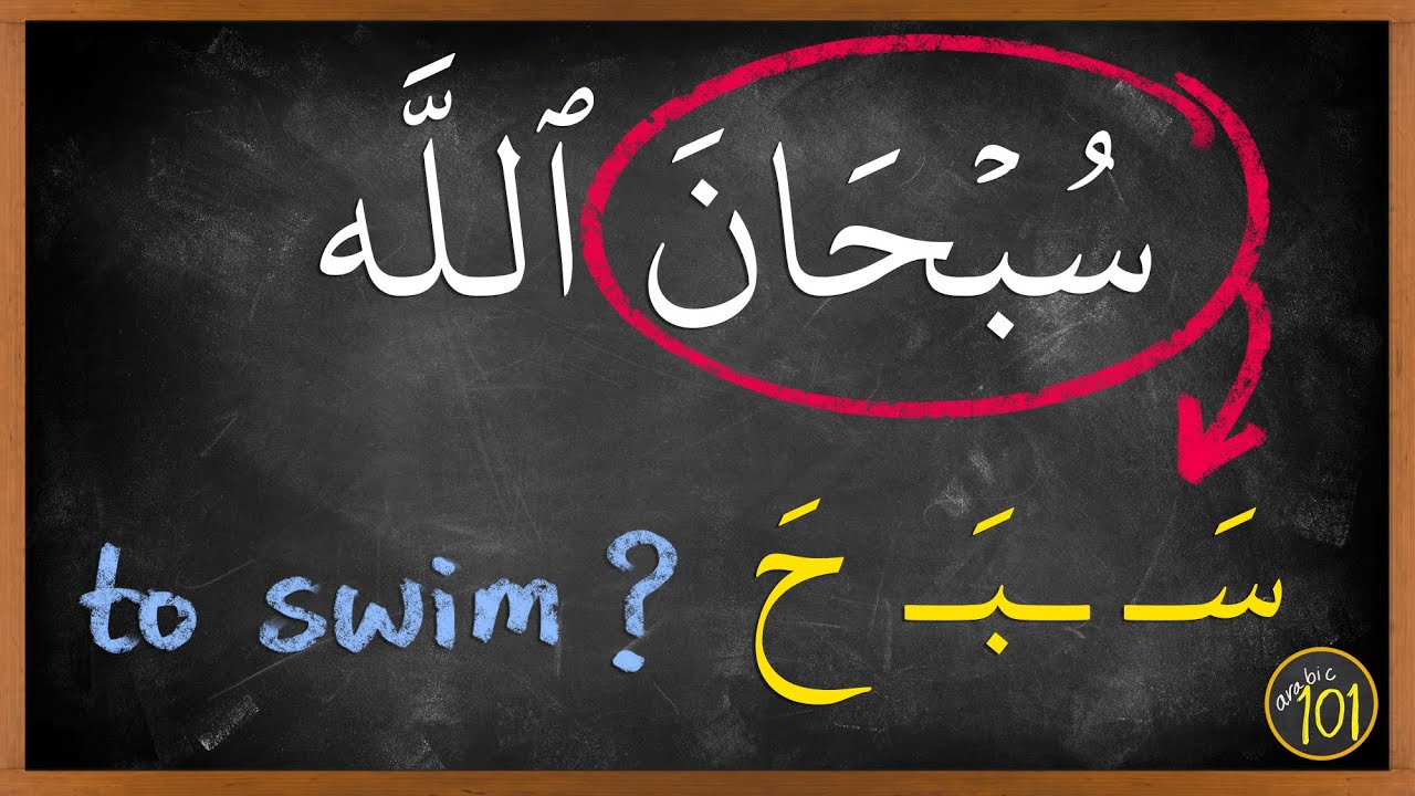 What is the meaning of 'سبحان الله'? | English Arabic