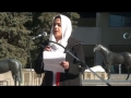 [Calgary – Protest Shia Genocide] An Emotional Speech By Siter Sabeen Wasti - English