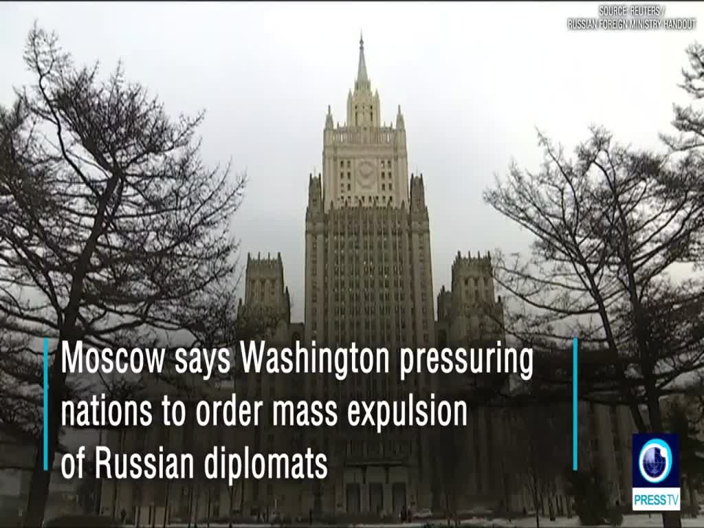 [28 March 2018] Russia accuses U.S. of ‘colossal blackmail’ over mass diplomat expulsions - English