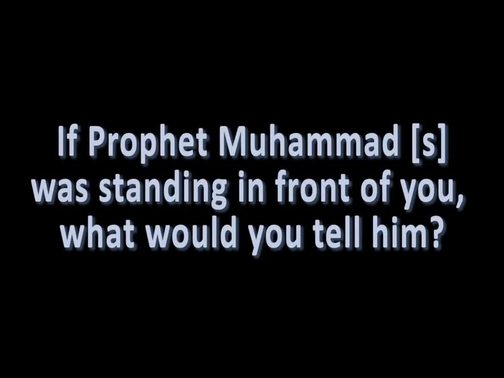 If Prophet Muhammad [s] Was Standing In Front Of You [HD] -Arabic