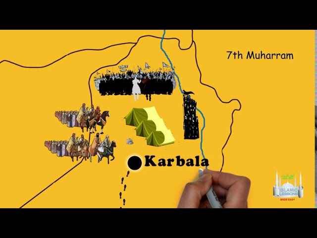 The Route of Imam Hussein to Karbala | English