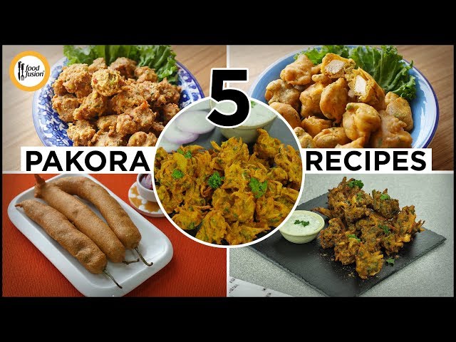 [Quick Recipes] 5 Pakora Recipes (Ramzan Special Recipes) - English Urdu