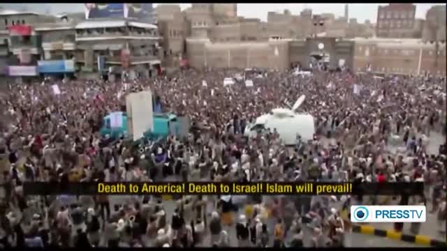 [Must Watch] - AnsarAllah Protest in Sanaa Yemen - Arabic - English