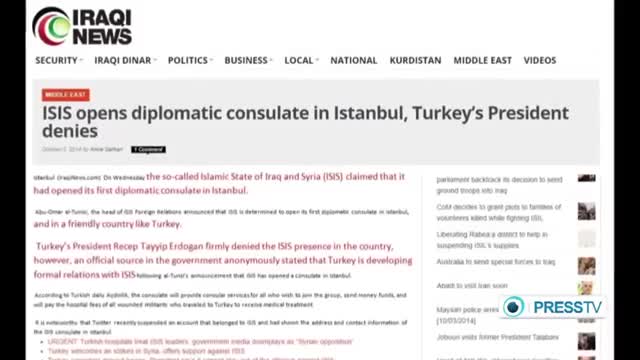 [04 Oct 2014] Report: ISIL to establish consulate offices in Turkey - English