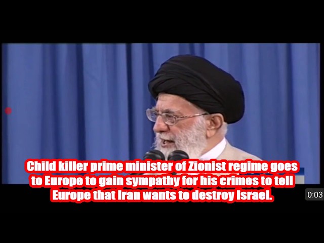 EU slave of Zionist Israel. - Farsi sub English