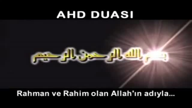 AHD DUASI - Arabic Sub Turkish
