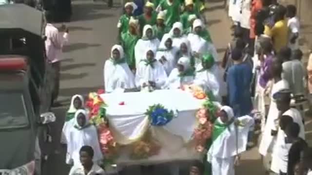 3rd Day Procession in Zaria Marking Az-Zahra(SA)\'s birthday - Hausa