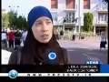 French protest anti-hijab sentiments - 26Aug09 - English