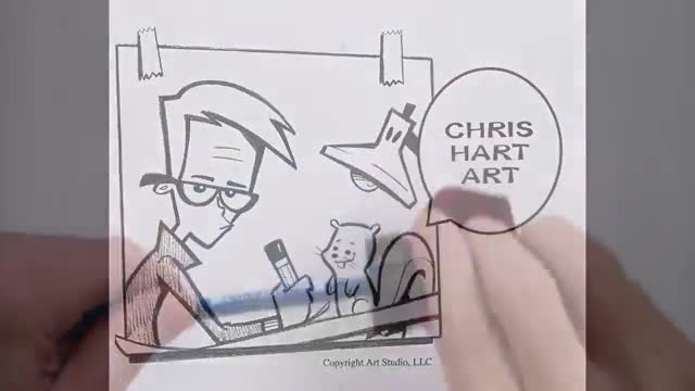 How To Draw Funny Cartoon Posture - English