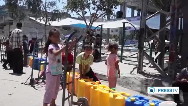 [06 Aug 2014] israeli war deteriorated Gaza water crisis - English