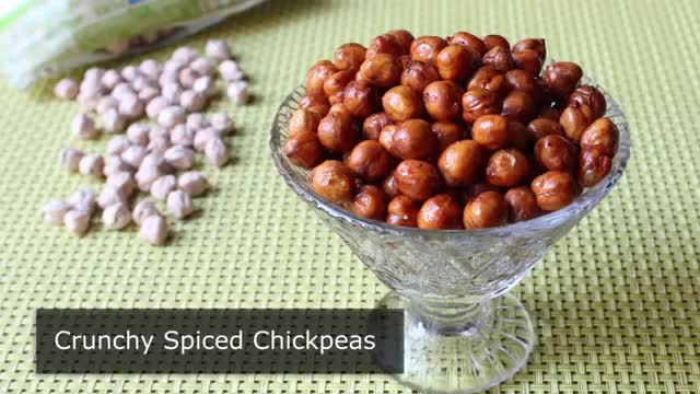 Crunchy Spiced Chickpeas - How to Make Crispy Oven-Fried Garbanzo Beans - English