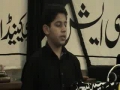 5th Muharram 2008 Haider of  Sunday School Hussaini Calgary - English