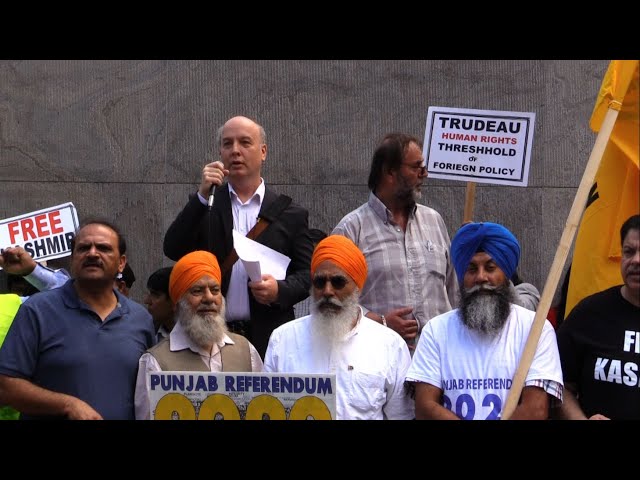 Stephen Ellis Addressing to Kashmir Solidarity Rally Toronto 18Aug2019 - English