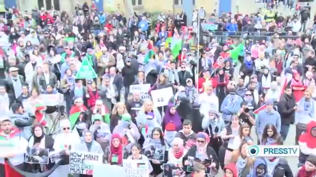 [20 July 2014] Australians rally in support of Palestinians in Gaza Strip - English