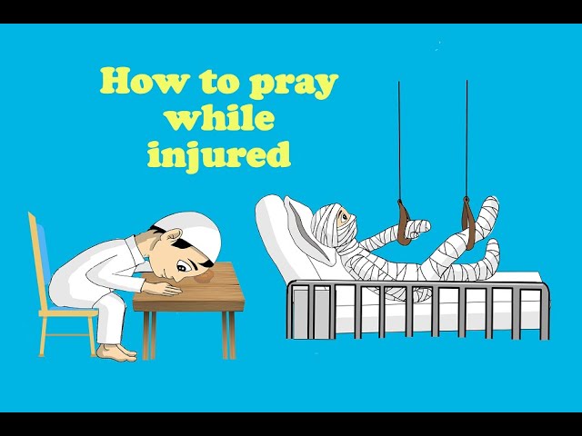 How to pray while injured/sitting - English