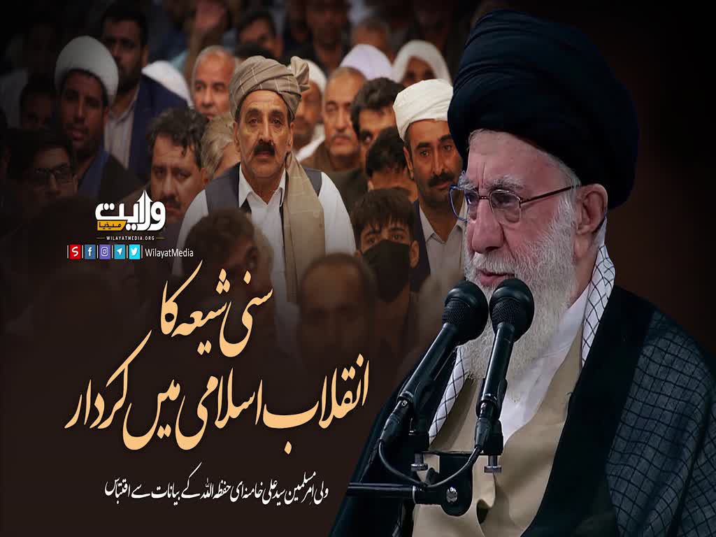  سنی شیعہ کا انقلاب اسلامی میں کردار | امام سید علی خامنہ ای | Farsi Sub Urdu