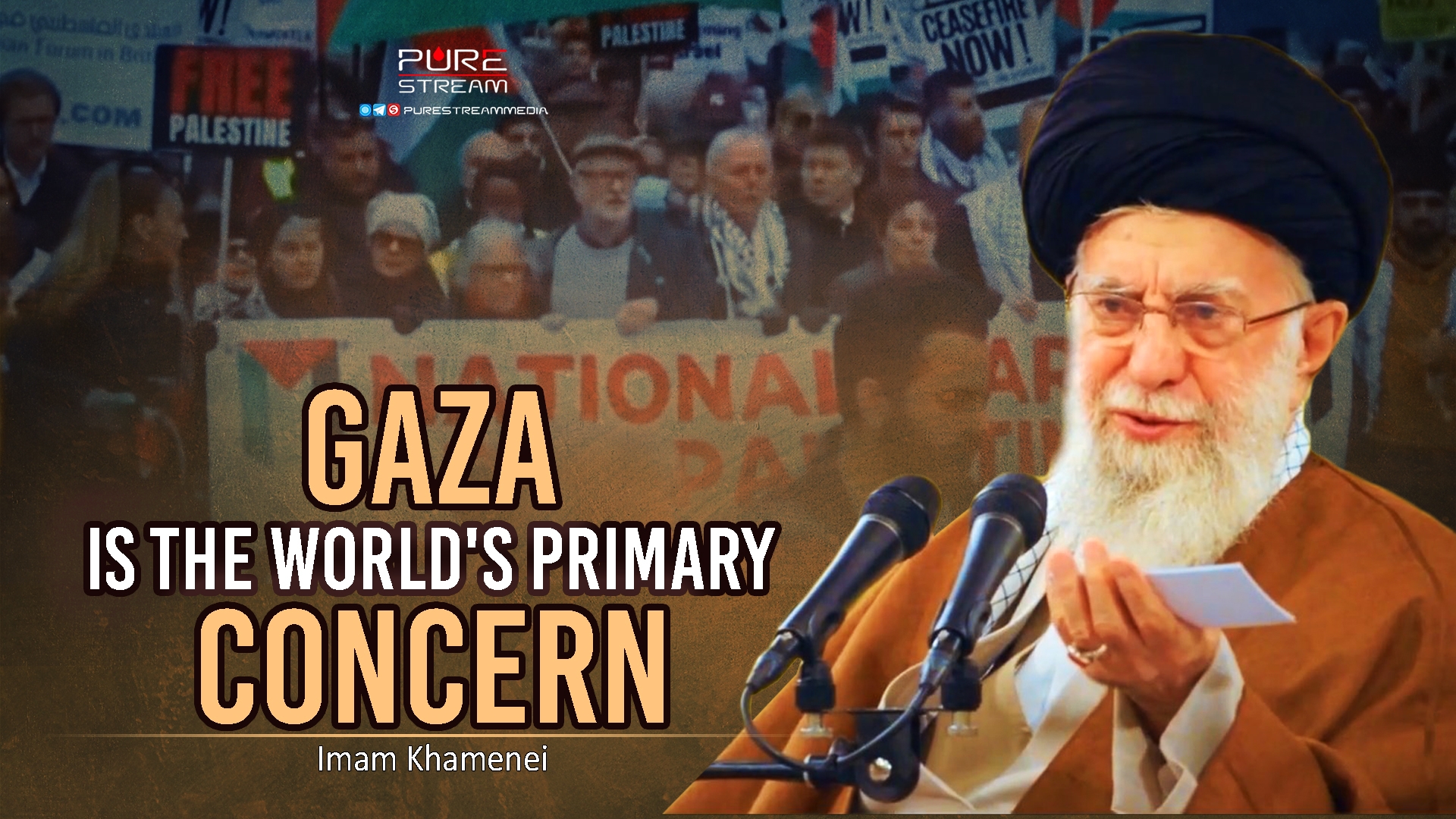 Gaza Is The World's Primary Concern | Imam Khamenei | Farsi Sub English