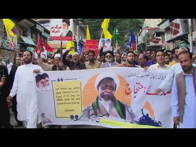[27 July 2019] Protesters in Kashmir demand Sheikh Zakzaky\'s release - English