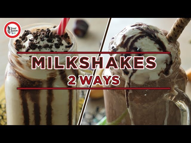 [Quick Recipes] Milkshake recipes 2 ways - English Urdu