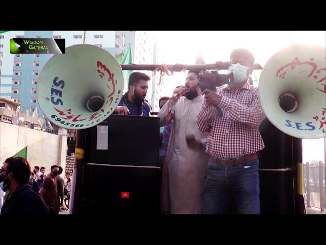 [Naat] Difa -e- Namoos -e- Risalat (saww) Rally | Janab Muzaffar Rizvi | Karachi | 1st Novemeber 2020 | Urdu