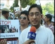 Protest in support of Bahrain at Saudi Embassy India - Urdu