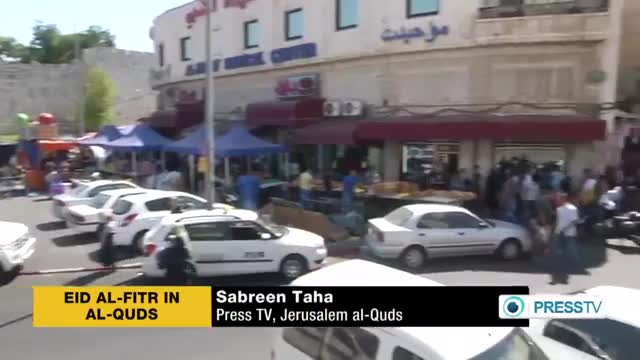 [27 July 2014] Palestinians in Jerusalem al-Quds not happy for Eid Al-Fiter due to Israeli aggression - English