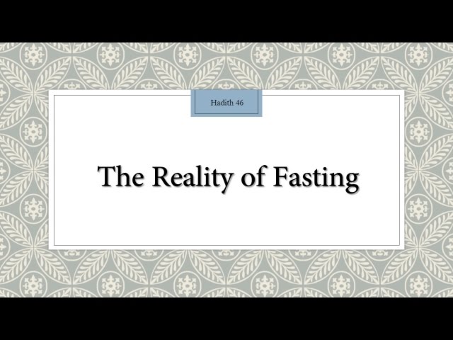 The Reality of Fasting - English