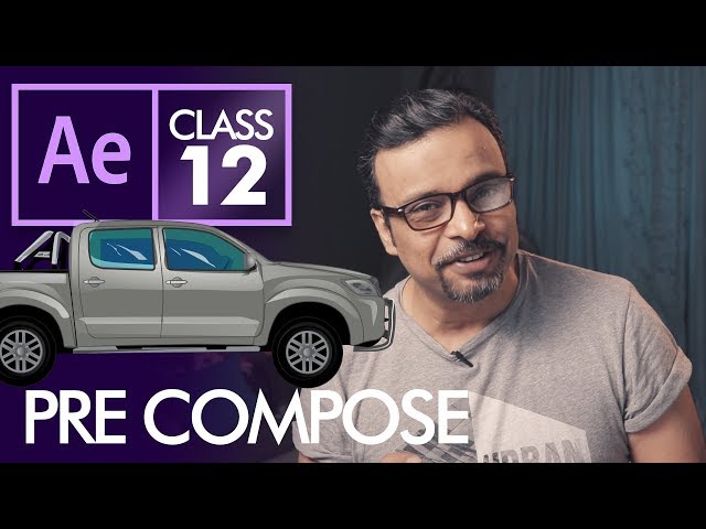 PreCompose in Adobe After Effects Class 12 - Urdu / Hindi