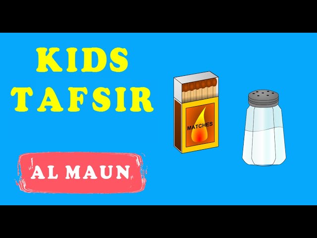 NEW SERIES !! Quran Tafsir for Kids - SURAT AL MAUN - English