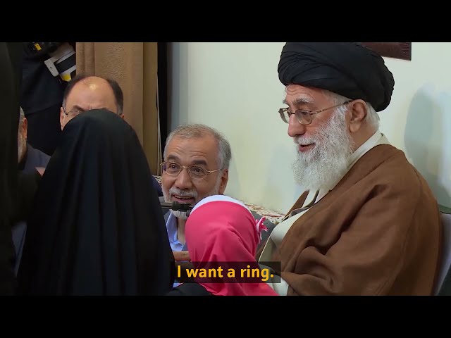 Moments from Imam Khamenei’s friendly meeting with martyrs\' children - Farsi sub English