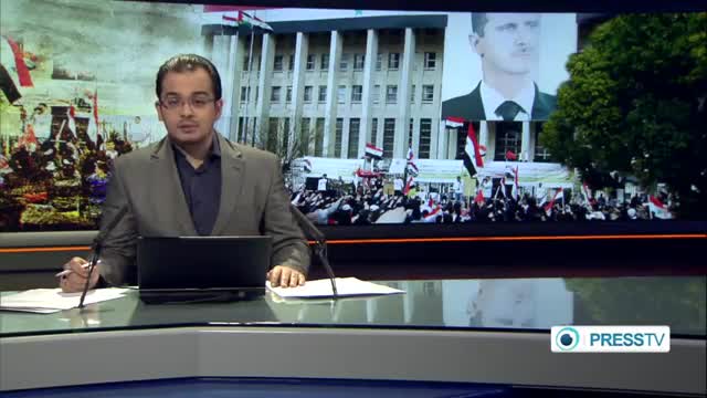 [16 Apr 2014] In Syria, people have come together to support  Bashar al-Assad - English