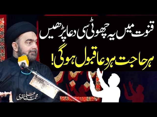 [Clip] Qunoot Main Ye Parrhain Phir Daikhain Kaya Hota Hai| Maulana Syed Muhammad Ali Naqvi | Urdu