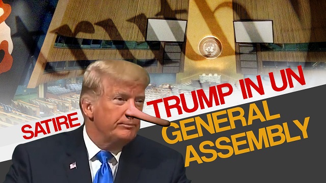 Satire | Trump in UN General Assembly | English