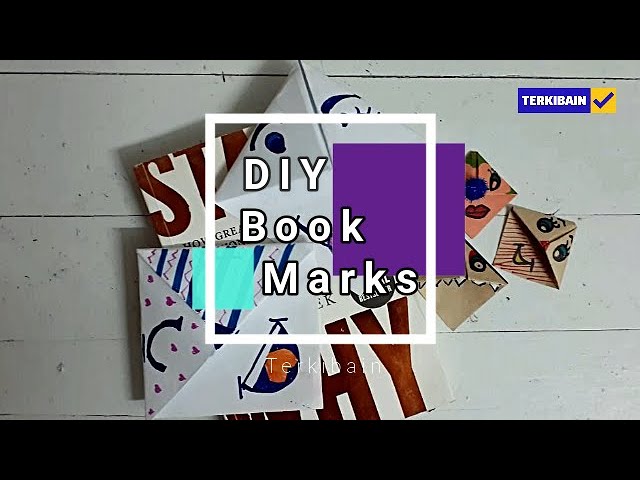 How to make bookmark corners:Easy DIY  bookmark corners for beginners All Languages
